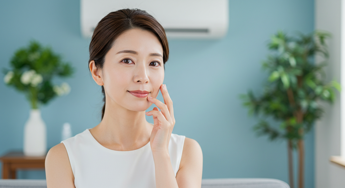 冷房で乾燥する肌に “深部保湿フェイシャル”